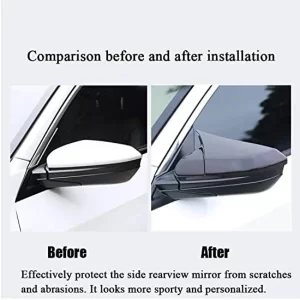 51E8F64HjL._AC_ Batman Side Mirror Cover Honda Civic 2016-2021 Glossy Black