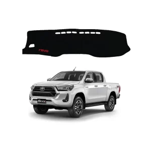 Dashboard-Mat-Velvet-Type-Carpet-Toyota-Revo-2016-2020-Black-Black-Border-Poly-Bag-Pack-Executive-Quality-1-1 Revo-Rocco Non- Slip Dashboard Mat Premium Quality