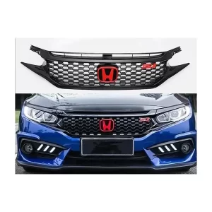 HONDA CIVIC 2016-2021 FRONT GRILL SI GLOSSY BLACK