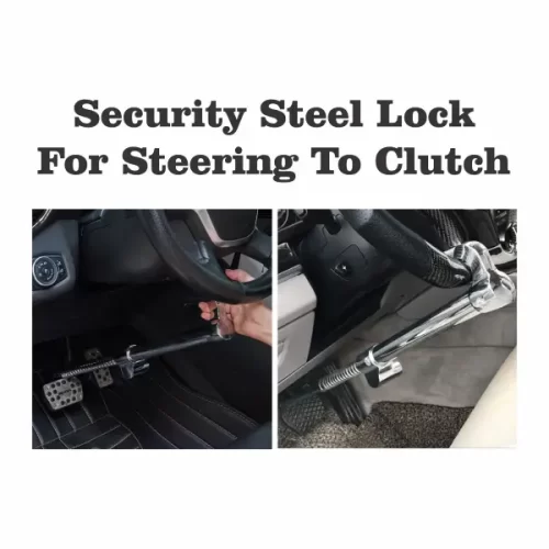 03 Automobile Lock Car Security Steel Lock For Steering To Clutch
