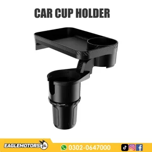 04 Car Cup Holder Expander with Attachable Table Tray