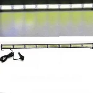 8 BAR LED DASHBOARD WHITE LIGHT.