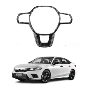 IMAGEUIBFEU HONDA CIVIC NEW 2022-2025 CARBON FIBER STEERING COVER.