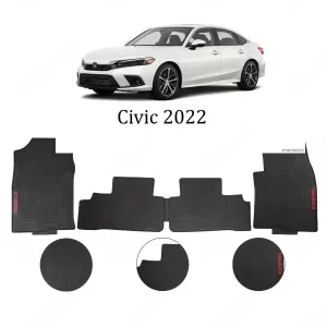 VEFErk.ai_1715006850486 DIAMOND RUBBER LATEX PREMIUM MAT FOR HONDA CIVIC 2022 MODEL .