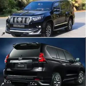 BODY KIT PRADO FJ150 WITH RUNNING LIGHTS MODELLISTA STYLE.[GLOSSY BLACK]