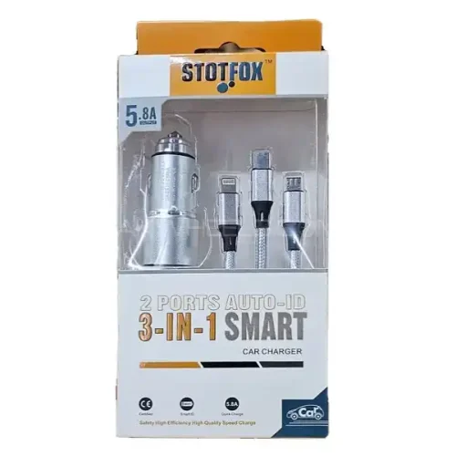 imageES STOTFOX 3-IN-1 SMART CAR CHARGER.