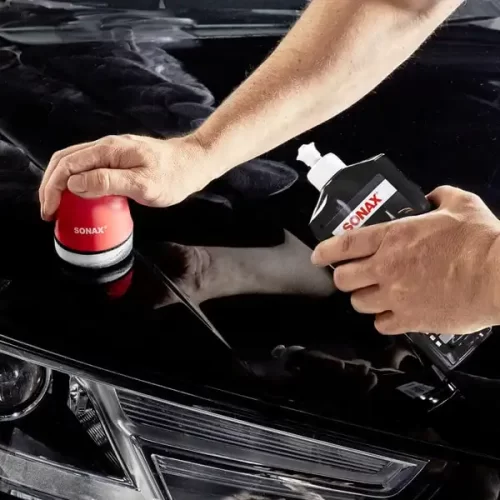 SONAX POLISH+WAX COLOR [BLACK] 500ML.