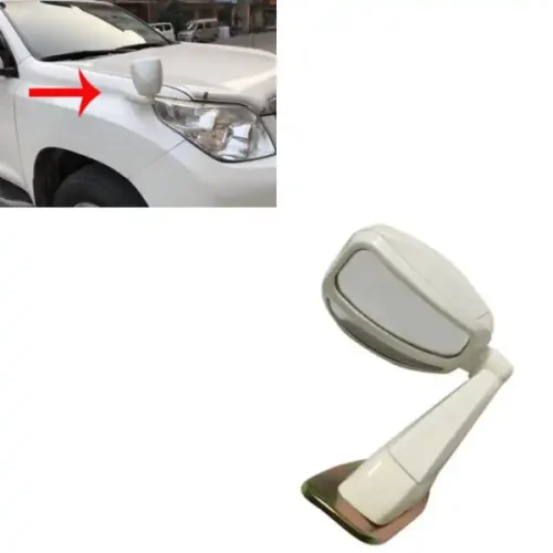 FRONT FENDER WIDE ANGLE BONNET MIRROR.[WHITE]