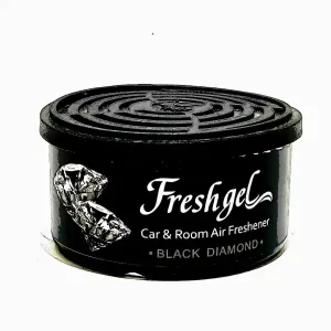 RAM MANTIC [BLACK DIAMOND] FRESH GEL FOR CAR & ROOM AIR FRESHNER.