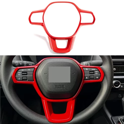 HONDA CIVIC NEW 2022-2025 CARBON FIBER STEERING COVER.