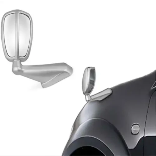 FRONT FENDER WIDE ANGLE BONNET MIRROR.[SILVER]
