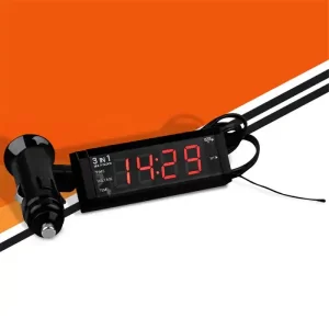 CAR DIGITAL CLOCK 3 IN 1.[12/24V]