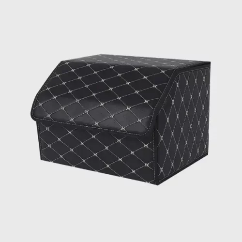 imageTVYUB FOLDING LEATHER CAR TRUNK STORAGE BOX.