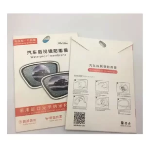 ANTI FOG WATERPROOF FILM FOR SIDE MIRRORS.