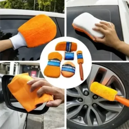 imagedwse PRO USER 9Pcs MICROFIBER CAR CLEANING KIT.