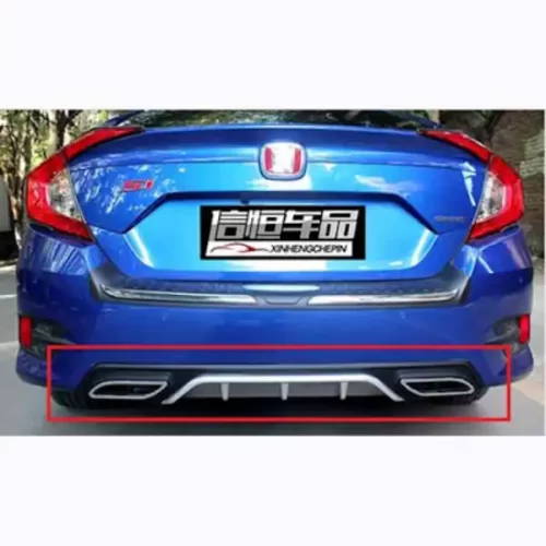 HONDA CIVIC BUMPER DIFFUSER MERCEDES STYLE 2016-2021.