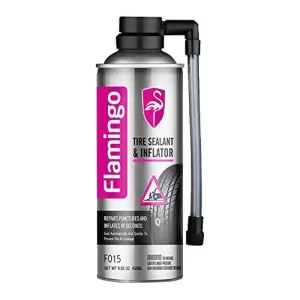 imagejrt FLAMINGO TYRE LIQUID SEALANT- INSTANT PUNCTURE REPAIR & TYRE INFLATOR.