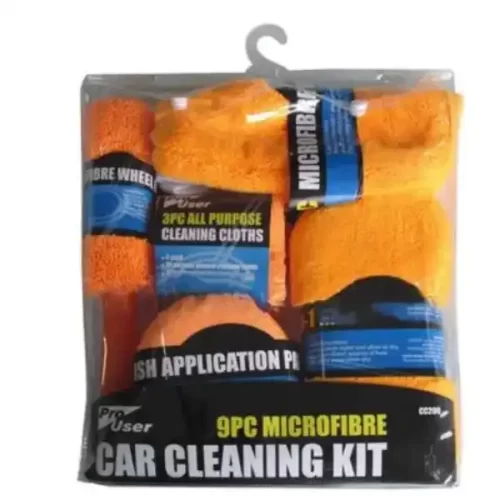 imagerfv PRO USER 9Pcs MICROFIBER CAR CLEANING KIT.