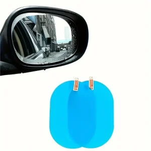 2pcs Anti-Fog Rainproof Car Mirror Film Protective Sticker for Rearview Mirrors
