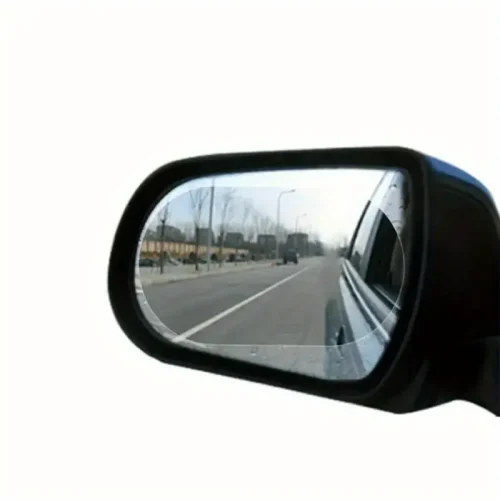 2pcs Anti-Fog Rainproof Car Mirror Film Protective Sticker for Rearview Mirrors