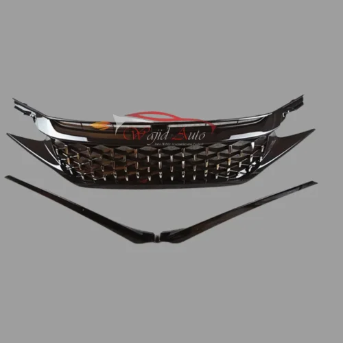 Honda Civic X Diamond Style SI Grill Glossy Black