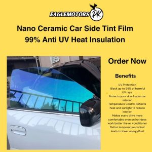 Nano Ceramic Car Tint Film 99% Anti UV Heat Insulation Sun Blocking Solar Window Tint for 1 Door