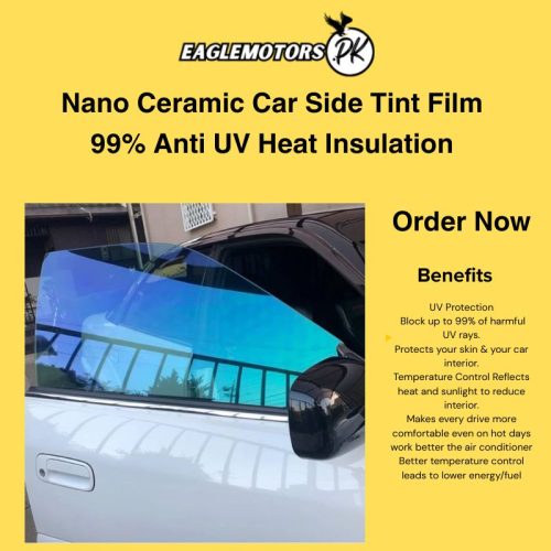 Nano Ceramic Car Tint Film 99% Anti UV Heat Insulation Sun Blocking Solar Window Tint for 1 Door
