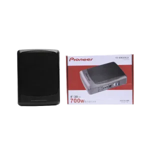 CAR UNDER SEAT WOOFER PIONEER 8" ROUND SHAPE 700W METAL TS-BW200LA