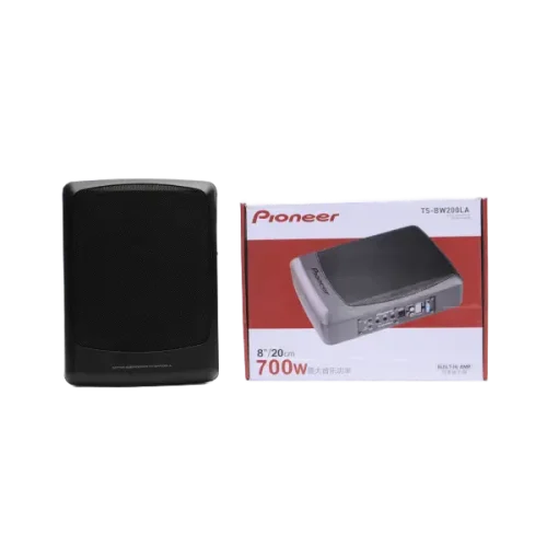 CAR UNDER SEAT WOOFER PIONEER 8" ROUND SHAPE 700W METAL TS-BW200LA