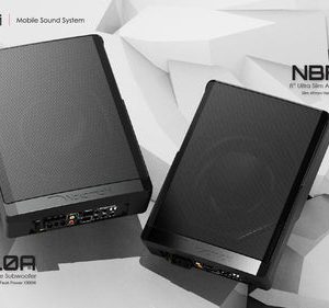 NAKAMICHI NBF25.0A 10" Full Aluminium Active underseat Subwoofer